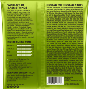 Ernie Ball Basssaiten, weltweit bekannt für ihren Klang und ihre Zuverlässigkeit