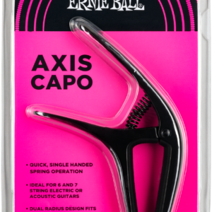 ERNIE BALL Kapodaster, Axis Capo, Black – EB9600