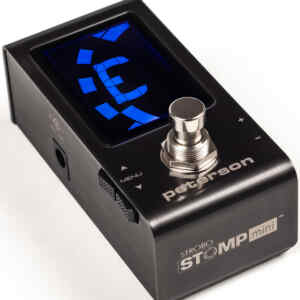 Peterson STrobo Stomp mini Stimmgerät auf weissem Hintergrund