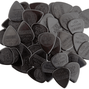 ERNIE BALL Plektren, Nylon, Heavy, 12 Stück - EB9137