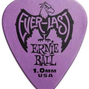 ERNIE BALL Plektren, Everlast, 1,00mm, violett, 12 Stück - EB9193