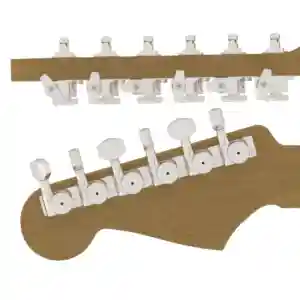 Hipshot: Guitar Tuner Upgrade Kit for 6 Inline Headstocks (10mm Post Hole) - 6K1EL0N