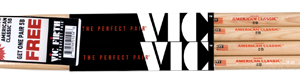VIC FIRTH Value Pack, 3 Paar 5B, 1 Paar 5B gratis